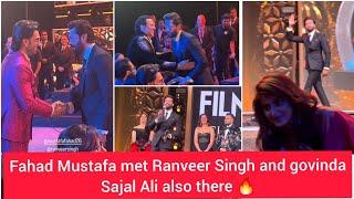 Fahad Mustafa got award and met Ranveer Singh and govinda at FilmFare night in Dubai  #filmfare