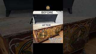 Antique Furniture Restoration - Cypriot Chest restoration c.1934