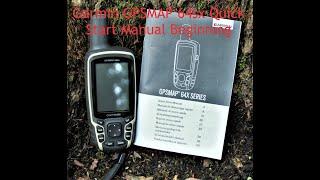 Garmin GPSMAP 64sx Quick Start Manual Beginning