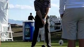 Stuart Appleby golf swing Justin Timberlake Shriners front view