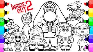 Inside Out 2 Coloring Pages NEW / How to Color All  Characters from Inside Out 2 / NCS MUSIC