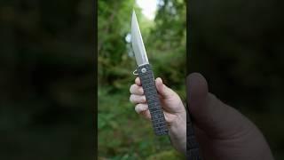 OZF 003 | Osoraku Zukuri Folder 4.5”  MagnaCut blade, Ti frame lock, FatCarbon carbon fiber handle.