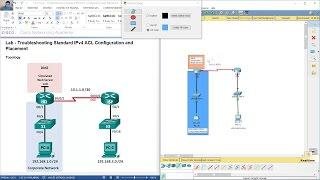 7.3.2.5 Lab - Troubleshooting Standard IPv4 ACL Configuration and Placement