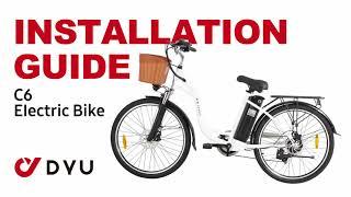 DYU C6 electric bike assembly guide