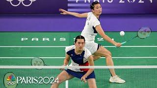 China's Liu, Tan handle Team USA's Xu twins in badminton | Paris Olympics | NBC Sports