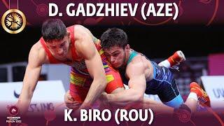 GOLD FS - 74 kg: K. BIRO (ROU) v. D. GADZHIEV (AZE)