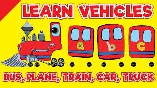Transportation Song | Bus, Plane, Train, Car, Truck | Songs For Children | Fun Kids English