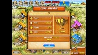 Farm Frenzy 3 Madagascar (level 76) only GOLD Веселая ферма 3 Мадагаскар (Уровень 76) Золото