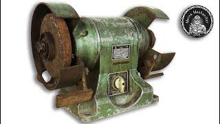 Oldtimer German Bench Grinder Restoration -  Restoration Videos