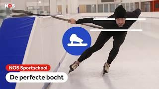 Hoe schaats je de PERFECTE BOCHT?️ | NOS Sportschool met Mark Tuitert | NOS Sport