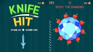 Stage 33 - Knife Hit & Ultra Rare Diamond Boss