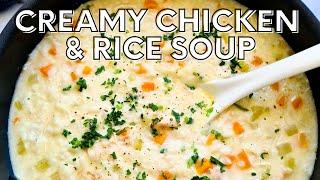 Creamy Chicken And Rice Soup
