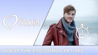 Guess the song in 1 second! // QUIZ // Eurovision // ESC Mania