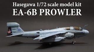 Building the Hasegawa 1/72 scale EA-6B PROWLER