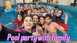 Pool party || with all family || kabeer ka accident Hogaya ￼