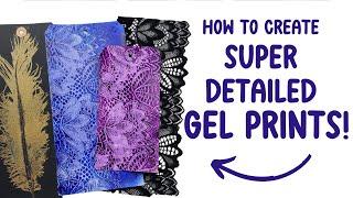 4 Tips to Pulling Super Detailed Gel Prints | Gel Printing Tutorial