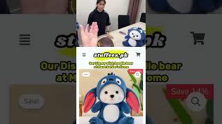 Visit our website www.stuffeez.pk to buy our disney stitch hoodie bear size 40cm | #stuffeez #shorts