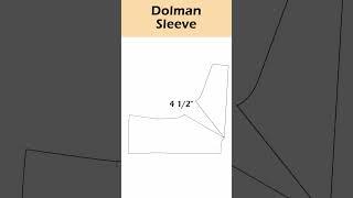 How to draft all Designs of Dolman Sleeve for Dresses or Top _ How to cut Dolman Seeve_#short