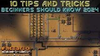 10 TIPS BEGINNERS SHOULD KNOW 2024 - Factorio Tutorial Tricks