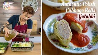 Authentic Polish Cabbage Rolls by my Grandma's Recipe | Polish Gołąbki | Cooking Polish Food