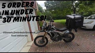 12 Hours of Food Deliveries on a Honda CRF250L Rally | Motorcycle Challenge!