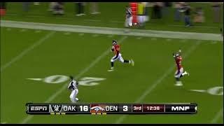 Eric Decker scores his only punt return touchdown in 2011