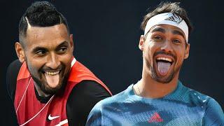 Serious Kyrgios vs. Chill Fognini | When Tennis Turns into CHAOS!