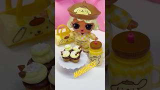 Pompompurin MINI cupcakes #shorts #miniverse #minis #minifood