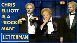 Chris Elliott Performs "Rocket Man" | Letterman