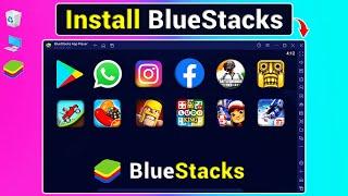 How to Download Bluestacks in Laptop Windows 11  Install Bluestacks On Windows 11 & 10