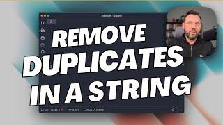 Remove duplicates from a string with Laravel