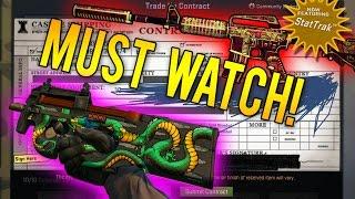 BIGGEST Crafting Rarest Skins Video Ever! (35 CS:GO Trade Ups)