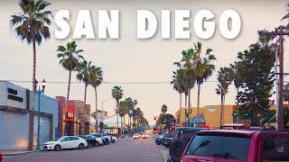 San Diego Scenic Sunrise Walk | Pacific Beach South La Jolla, California 4K