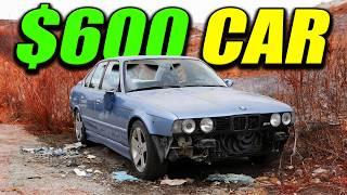 Turning a $600 Junkyard BMW into a Daily Driver in 10 Minutes!