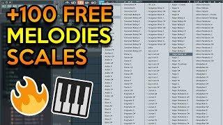 +100 FREE MELODIES/SCALES (FL STUDIO)