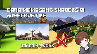 Cara Memasang Shader Di Minecraft Pocket Edition - Minecraft tutorial