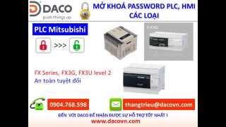 Crack PLC Omron, bẻ khoá, dò mật khẩu, unlock password PLC, HMI Omron