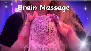 ASMR brain massage to help you sleep with crinkle sounds & plastic wrap on the mic