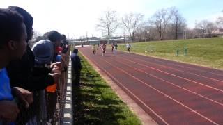 Jaquan moore 100meters race