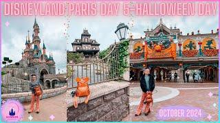 Disneyland Paris Day 5 Vlog Last Day Disneyland Park Halloween Decor Eurostar Travel October 2024