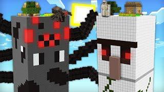 ЧАНК ПАУК ПРОТИВ ЧАНК ЖЕЛЕЗНЫЙ ГОЛЕМ В МАЙНКРАФТ 100% Троллинг Ловушка Minecraft Битва Мобов