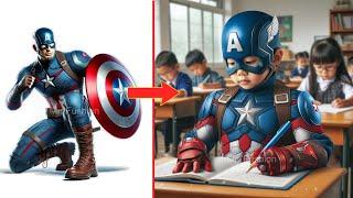 AVENGERS But STUDENT VENGERS  All Characters Marvel & DC 2025