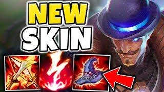 NEW LEGENDARY PULSEFIRE TWISTED FATE! 100% INSTANT ONE-SHOT CARRIES WITH W - League of Legends