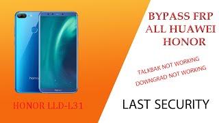 honor 9 lite (LLD-L31) frp bypass last security