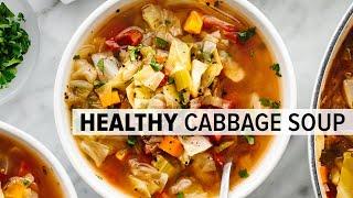 CABBAGE SOUP | super easy, vegetarian soup for a healthy diet