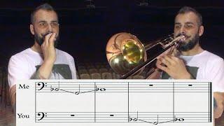 Mouthpiece BUZZ and Trombone Warm up with Alex Moraru - play along