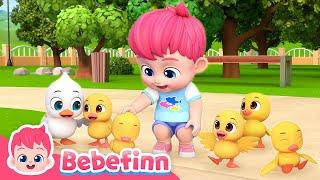 Five Little Ducks ㅣEP136ㅣSong for KidsㅣBebefinn Nursery Rhymes