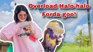 Nagmeryenda kami ng overload Halo-halo dine sa bukid | Ka Mangyan Vlogs