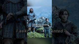 Game of Thrones | Arya’s Loyalty Tested: Brienne Confronts the Hound at the Cliffside ️️