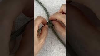 TUTORIAL Macrame basic knot series 10 Crown knot 2 #shorts